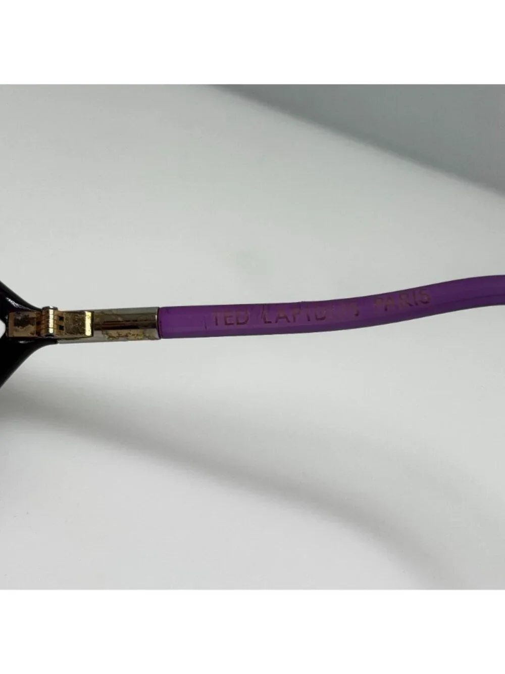 Ted Lapidus Eyeglasses Eye Glasses Frames Purple Violet France